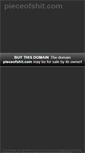 Mobile Screenshot of pieceofshit.com